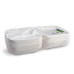 Menu box (cukrová trstina) nedelený 222 x 200 x 67 mm 1100ml [50 ks]