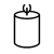 Sviečky valcové