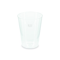 Pohár vratný (PP) opakovane použiteľný Ø68mm 0,2L [40 ks]
