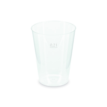 Pohár vratný opakovane použiteľný ø68mm 0,2l