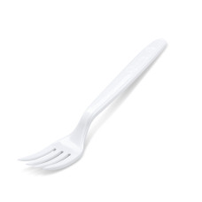 Vidlička (PP) opakovane použiteľná biela 18,5cm [50 ks]