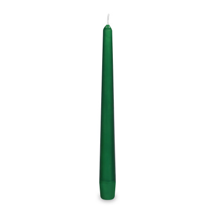 Sviečka kónická tmavozelená ø23 x 245 mm 8h