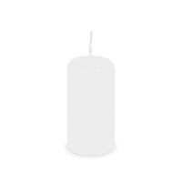 Sviečka valcová biela Ø50 x 100 mm [4 ks]