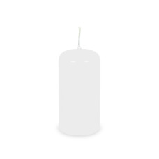 Sviečka valcová biela Ø50 x 100 mm [4 ks]