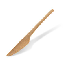 Nôž (bio-kompozit) prírodná hnedý 17cm [50 ks]