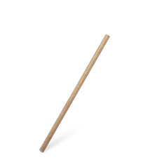 Slamka (bio-kompozit) prírodná hnedá `JUMBO` Ø8mm x 21cm [100 ks]