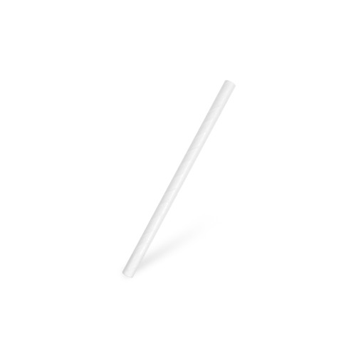 40915 - Slamka papierová biela `JUMBO` Ø8mm x 15cm [100 ks]