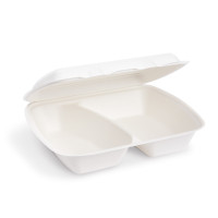 Menu box (cukrová trstina) 2dielny 241 x 202 x 70 mm 1000ml [50 ks]