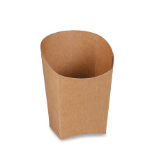 Kapsa na wrap (PAP FSC Mix) nepremastiteľná kraft 75 x 39 x 100 mm [50 ks]