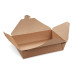 48626 - Food box (PAP/PE) nepremastiteľný kraft `L` 195 x 138 x 48 mm 1400ml [50 ks]