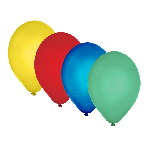 53099 - Nafukovací balónik farebný mix Ø25cm `M` [100 ks]