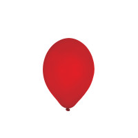 Nafukovací balónik červený Ø25cm `M` [10 ks]