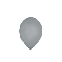 Nafukovací balónik strieborný Ø25cm `M` [100 ks]
