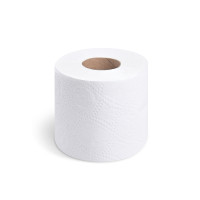 Toaletný papier (FSC Mix) 3vrstvý biely Ø10,5cm 17m 150 útržkov [24 ks]