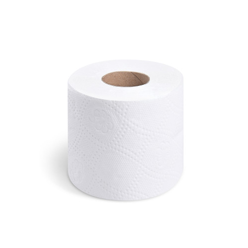 60313 - Toaletný papier (FSC Mix) 3vrstvý biely Ø10,5cm 17m 150 útržkov [24 ks]