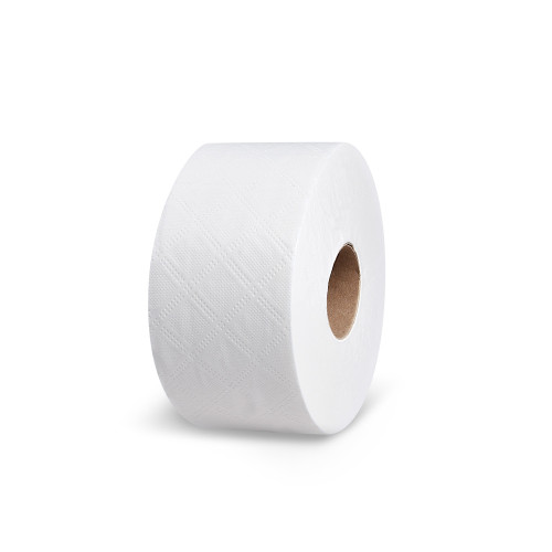60318 - Toaletný papier (FSC Mix) 2vrstvý biely `JUMBO` Ø18cm 100m 445 útržkov [12 ks]