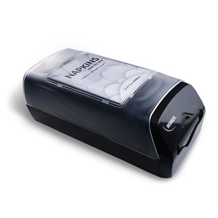 Pultový zásobník obrúsokov čierny