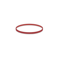 Gumička slabá červená 1mm Ø6cm [50 g]