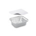 65047 - Miska (ALU) hranatá 149 x 123 x 47 mm 470ml + viečko [5 sád]