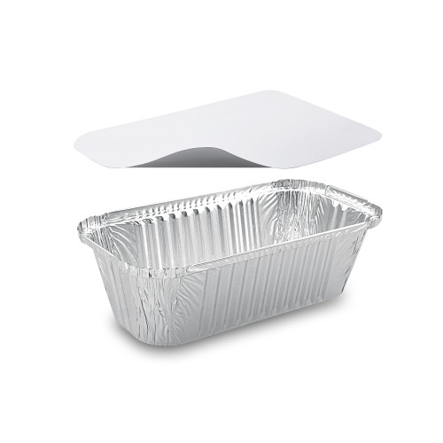 65150 - Miska (ALU) hranatá 252 x 132 x 70 mm 1500ml + viečko [5 sád]
