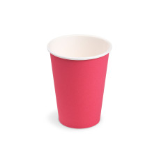 Papierový pohár (FSC Mix) fuchsia Ø74mm 240ml [10 ks]