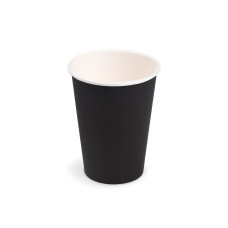 Papierový pohár (FSC Mix) čierny Ø74mm 240ml [10 ks]