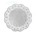 65433 - Dekoračná krajka (PAP) okrúhla biela Ø32cm [6 ks]