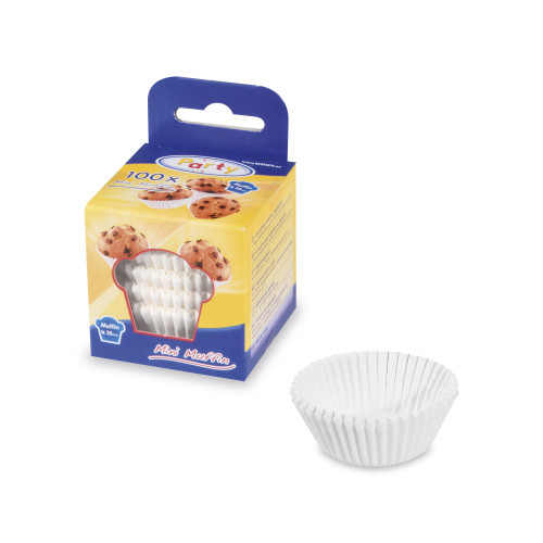 65535 - Cukrárenský košíček (PAP) biely Ø35 x 20 mm [100 ks]