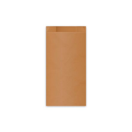 Papierové vrecko s bočným skladom hnedé 12+5 x 24 cm `1kg`
