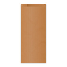 Papierové vrecko (FSC Mix) s bočným skladom hnedé 15+7 x 35 cm `2,5kg` [100 ks]