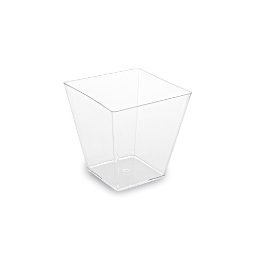 66311 - Fingerfood pohárik (PS) hranatý číry 50 x 50 x 45 mm 60ml [50 ks]
