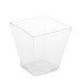 66331 - Fingerfood pohárik (PS) hranatý číry 72 x 72 x 72 mm 230ml [20 ks]
