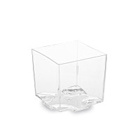Fingerfood pohárik (PS) hranatý číry 44 x 44 x 43 mm 65ml [20 ks]