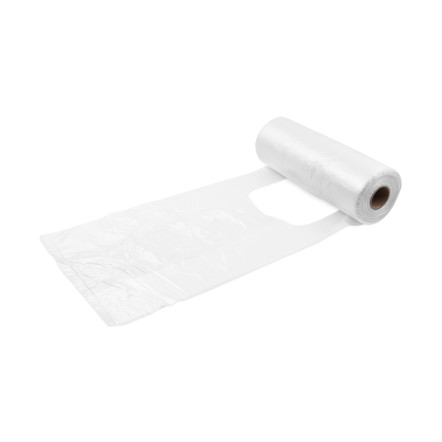 Taška v roli extra-silná transparentná 22+11 x 48 cm `5kg+`