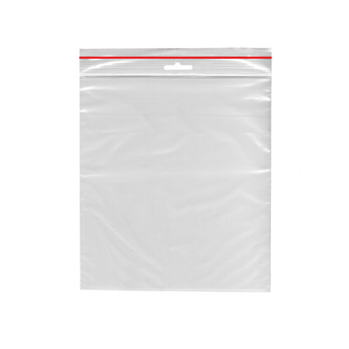 68924 - Rýchlouzatváracie vrecko (LDPE) transparentné 25 x 30 cm [1000 ks]