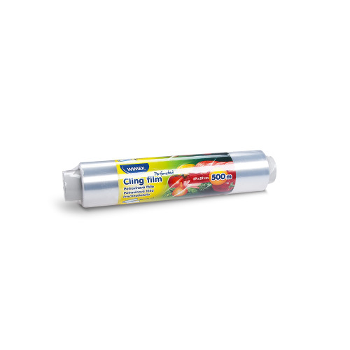 69220 - Potravinová fólia (PE) s perforáciou 9µm 29x29cm x 500m jednotlivo balená [1 ks]