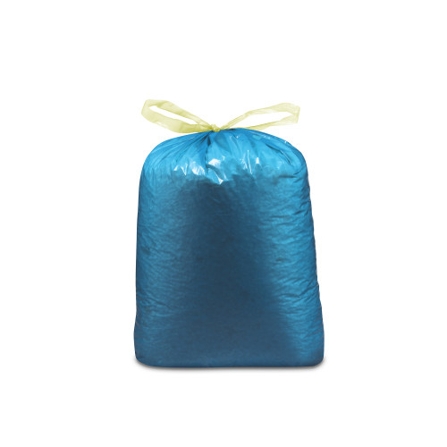 69700 - Vrece na odpadky (LDPE) zaťahovacie modré 70 x 100 cm 120L [25 ks]