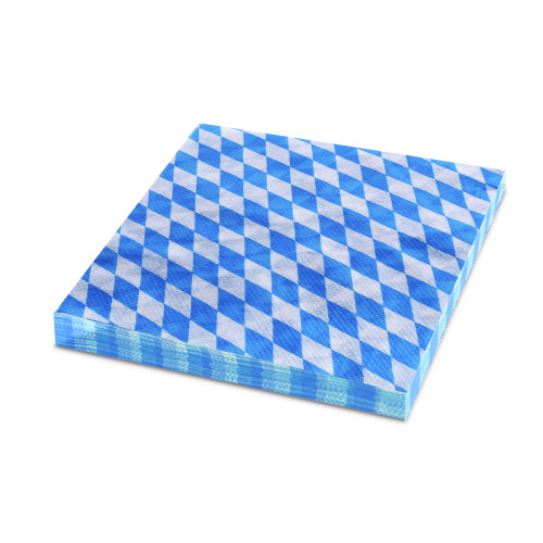 70557 - Obrúsok 1vrstvý Bavorsko modrý 33 x 33 cm [100 ks]