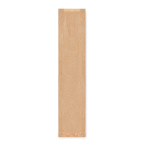 70900 - Papierové vrecko s bočným skladom hnedé 12+5 x 59 cm `Baguette` [1000 ks]