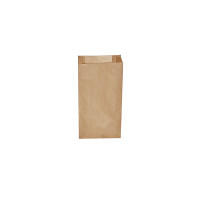 Papierové vrecko s bočným skladom hnedé 10+5 x 22 cm `0,5kg` [500 ks]