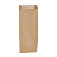 Papierové vrecko s bočným skladom hnedé 15+7 x 42 cm `3kg` [500 ks]