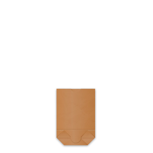 71009 - Papierový sáčok s 65mm krížovým dnom kraft 17 x 26 cm `1kg` [1000 ks]