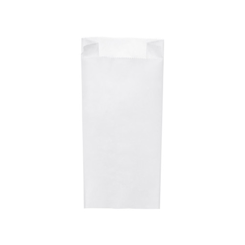 71025 - Papierové vrecko s bočným skladom biele 15+7 x 35 cm `2,5kg` [1000 ks]