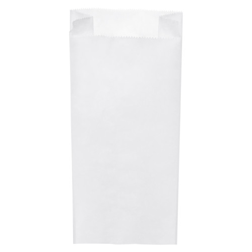 71050 - Papierové vrecko s bočným skladom biele 20+7 x 45 cm `5kg` [1000 ks]