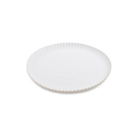 Papierový tanier hlboký biely Ø24cm [50 ks]