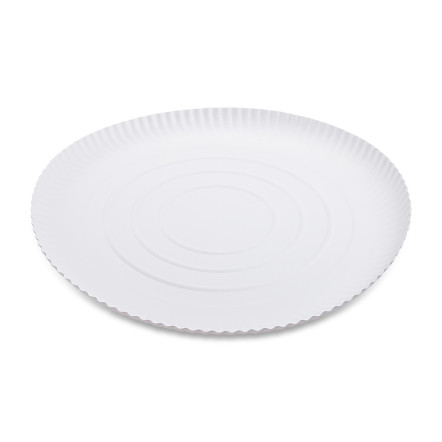 Papierový tanier hlboký biely ø34cm