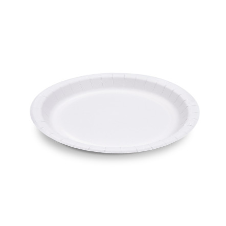 Papierový tanier extra-pevný biely ø23cm