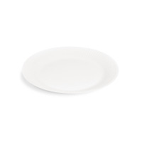 Papierový tanier (FSC Recycled) biely Ø18cm [100 ks]