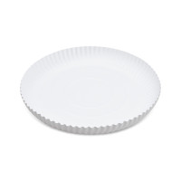 Papierový tanier (PAP-Recy) hlboký biely Ø26cm [50 ks]