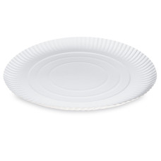 Papierový tanier (PAP-Recy) hlboký biely Ø34cm [50 ks]